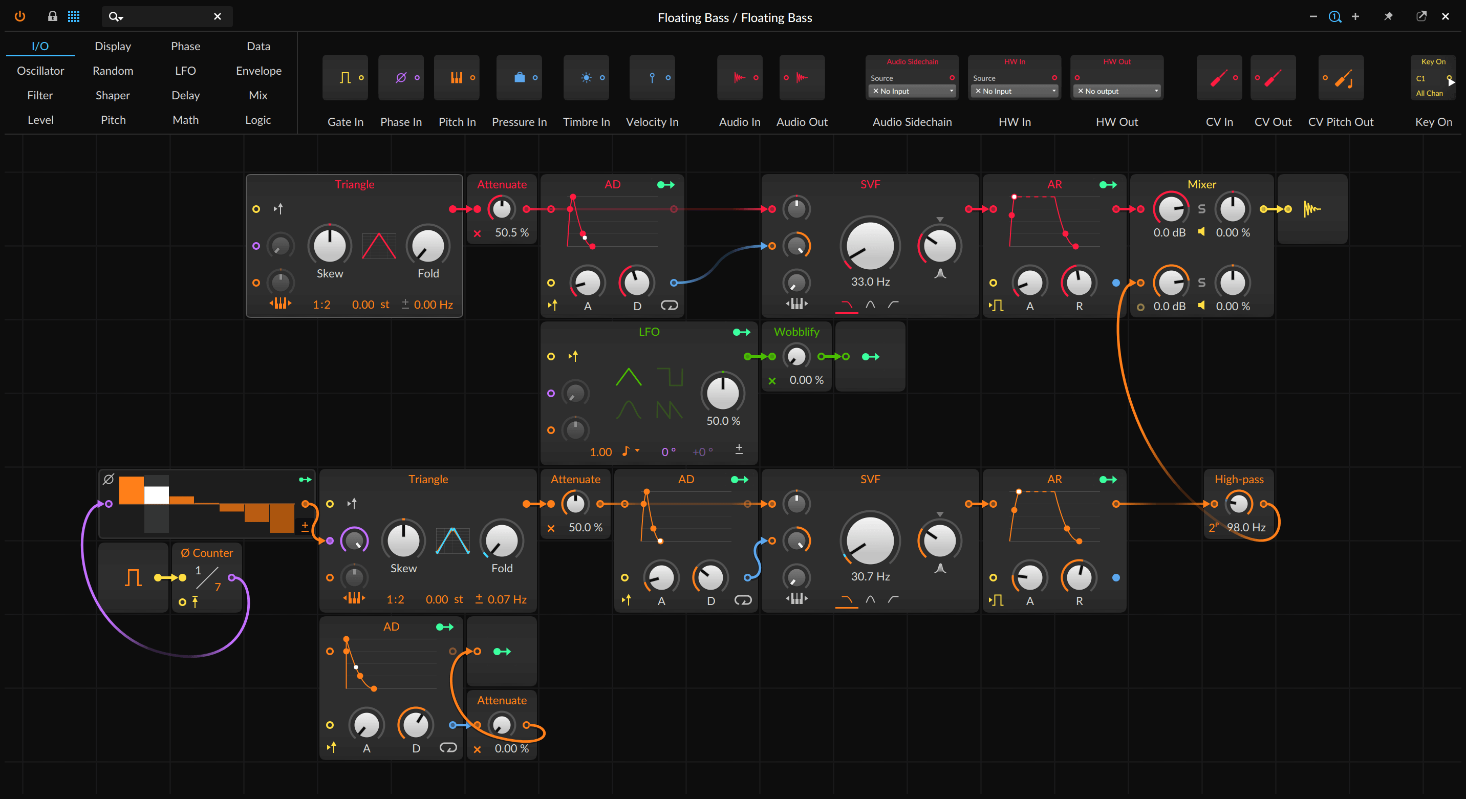 Overview Bitwig